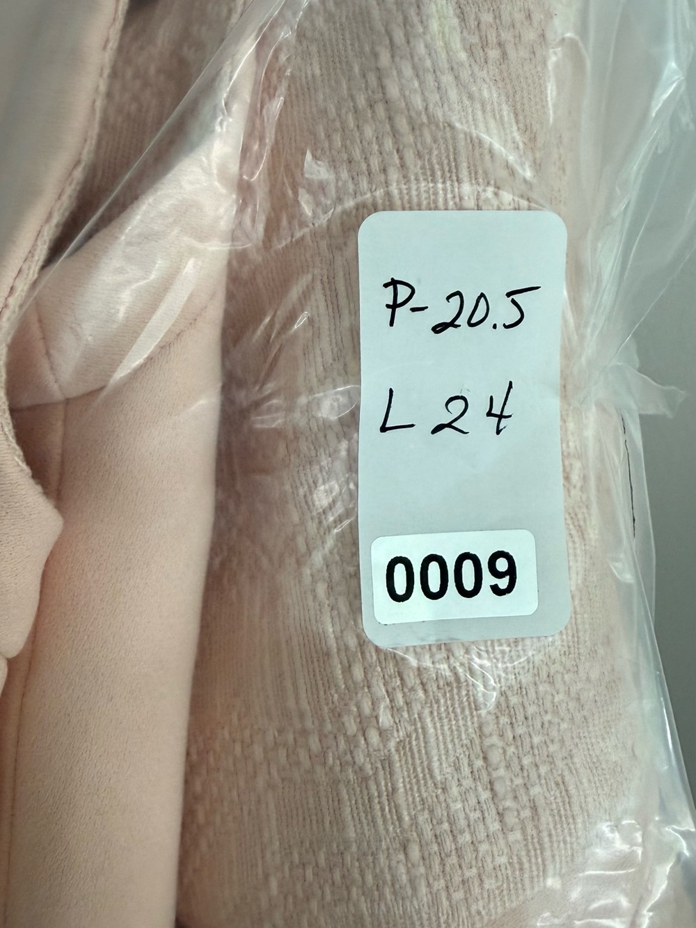 Karl Lagerfeld Paris collarless tweed jacket in Pink Blush - Picture 11 of 12